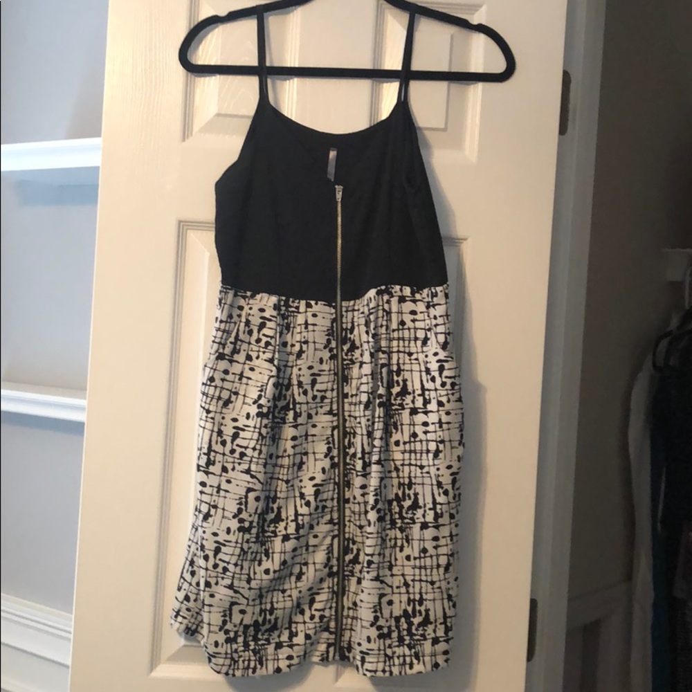 Black and white dress